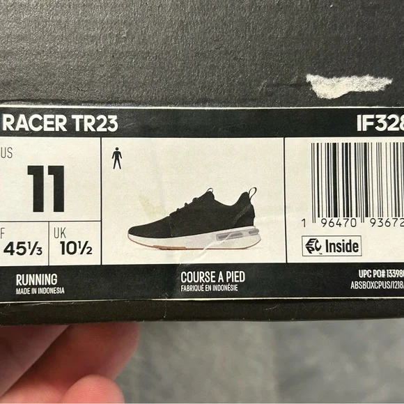 Adidas Black and Orange Athletic Shoes with Sock-Like Fit - Picture 10 of 11